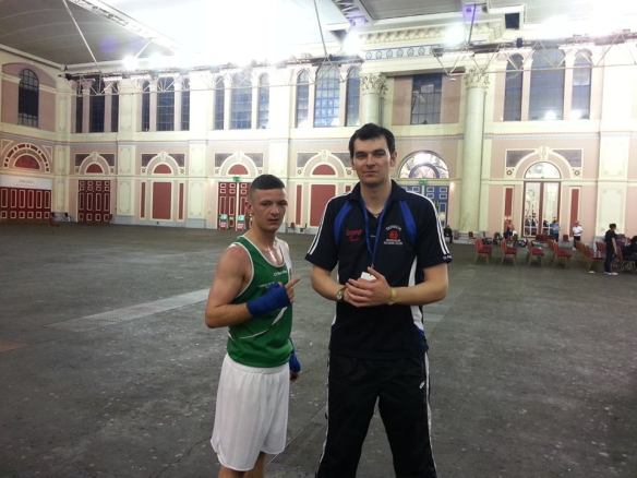 Martin Wall and Coach Daniel Sweeney (IATBA)